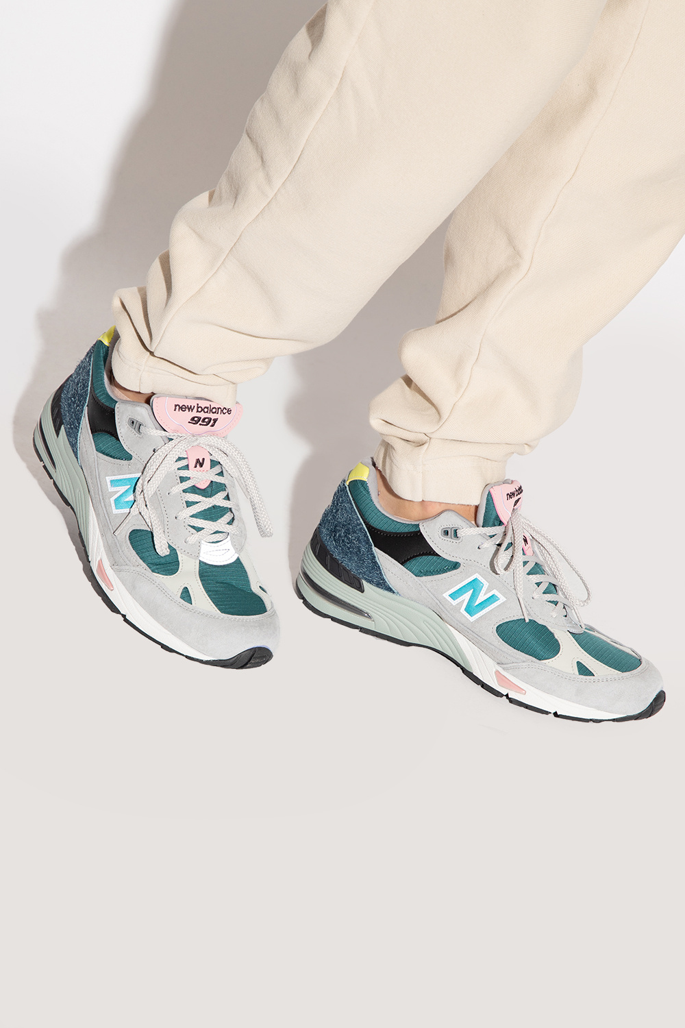 New balance 991 verde best sale